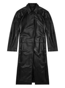 Кожаное пальто Lancelot DIESEL, черный
