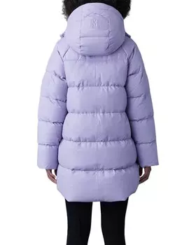 Кожаное пальто Mackage Karsyn-DL, фиолетовый