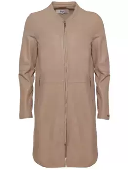 Кожаное пальто Maze "4202040", бежевый