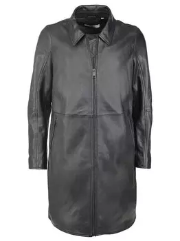 Кожаное пальто Maze, черный