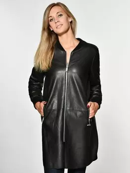 Кожаное пальто Maze, черный