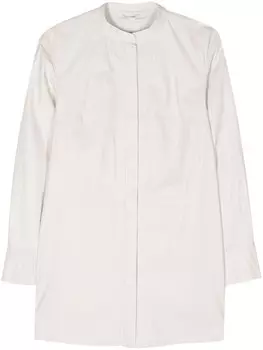 Кожаное платье мини с жатым эффектом Desa 1972, нейтральный цвет