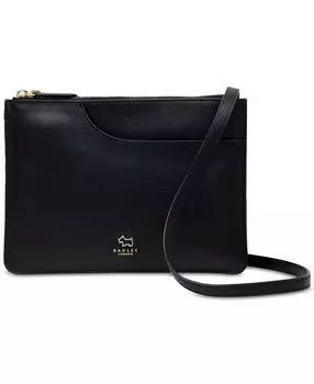 Кожаное плечо через плечо среднего размера с карманами на молнии Radley London