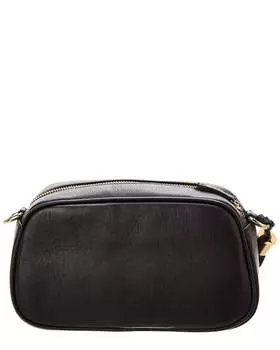 Кожаное плечо через плечо Valentino by Mario Valentino Bella с тиснением, черный