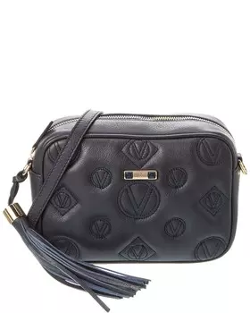 Кожаное плечо через плечо Valentino by Mario Valentino Mia Petit Signature, синий