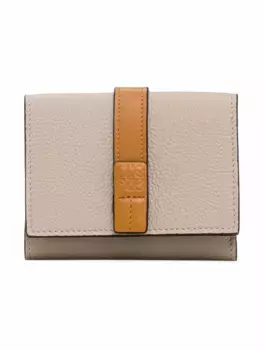 Кожаное портмоне Anagram Loewe, бежевый