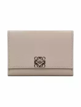 Кожаное портмоне Anagram Loewe, серый