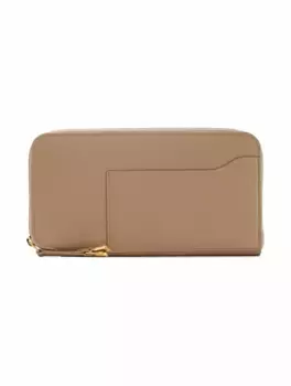 Кожаное портмоне Extra Loro Piana, бежевый