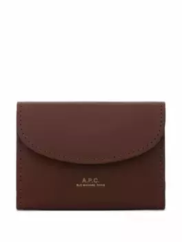 Кожаное портмоне Geneve A.P.C., коричневый