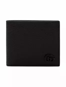 Кожаное портмоне GG Marmont Gucci, черный