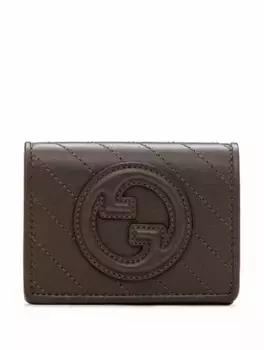 Кожаное портмоне Gucci Blondie Gucci, коричневый
