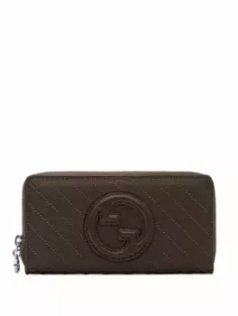 Кожаное портмоне Gucci Blondie Gucci, коричневый