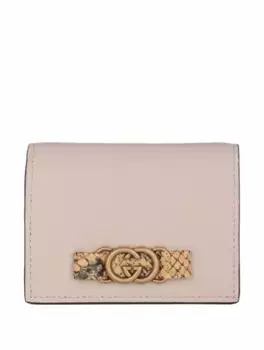 Кожаное портмоне Interlocking G Gucci, белый