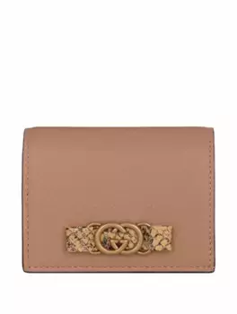 Кожаное портмоне Interlocking G Gucci, розовый