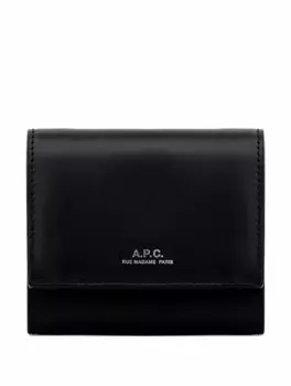 Кожаное портмоне Lois A.P.C., черный