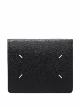 Кожаное портмоне Maison Margiela, черный