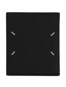 Кожаное портмоне Maison Margiela, черный