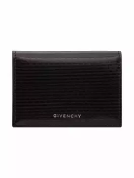 Кожаное портмоне с логотипом Givenchy, черный
