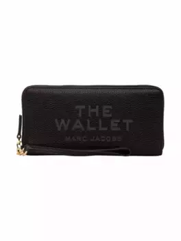 Кожаное портмоне с логотипом Marc Jacobs, черный