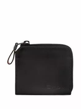 Кожаное портмоне с логотипом Santoni