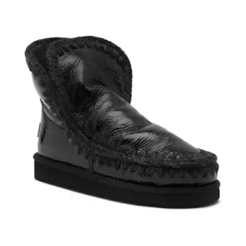 Кожаные эскимосские зимние ботинки 18 Mou, черный