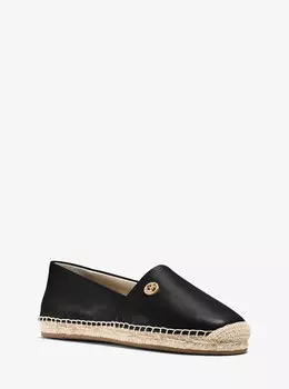 Кожаные эспадрильи без шнуровки Kendrick Michael Kors, черный