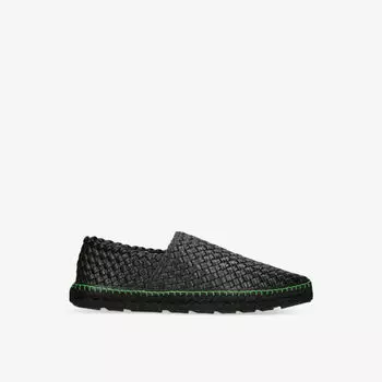 Кожаные эспадрильи Intrecciato Bottega Veneta, черный