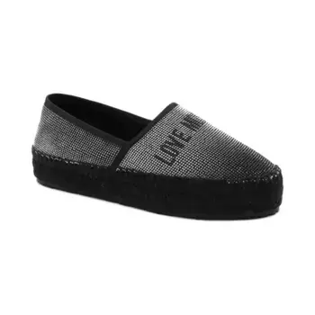 Кожаные эспадрильи Love Moschino, черный