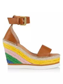 Кожаные эспадрильи на танкетке Glyn See by Chlo