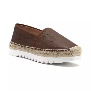 Кожаные эспадрильи Pollini, коричневый