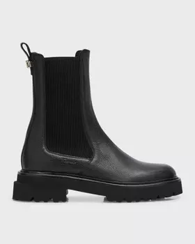 Кожаные байкерские ботинки челси Oderico Ferragamo