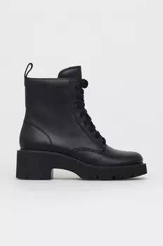 Кожаные байкерские ботинки Milah Camper, черный