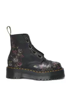 Кожаные байкерские ботинки Sinclair Dr. Martens, черный