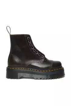Кожаные байкерские ботинки Sinclair Dr. Martens, коричневый