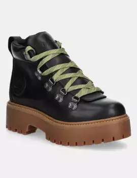 Кожаные байкерские ботинки Stone Street Timberland, черный
