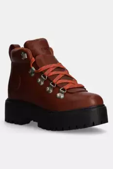 Кожаные байкерские ботинки Stone Street Timberland, коричневый