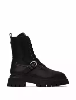 Кожаные байкеры Stuart Weitzman, черный