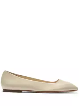 Кожаные балетки Aeyde, нейтральный
