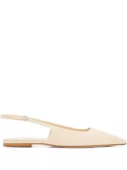 Кожаные балетки Aeyde, нейтральный