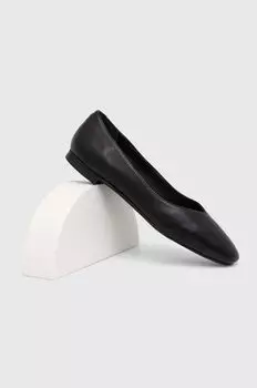 Кожаные балетки Answear Lab, черный