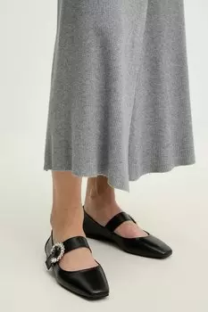 Кожаные балетки Answear.Lab, черный