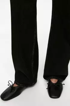 Кожаные балетки Arket, черный