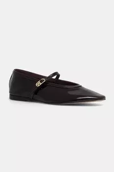 Кожаные балетки BALLERINA MARYJANE PATENT Tommy Hilfiger, бордовый