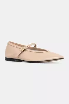 Кожаные балетки BALLERINA MARYJANE PATENT Tommy Hilfiger, бежевый