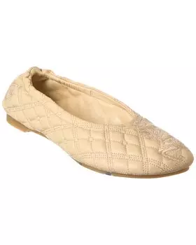 Кожаные балетки Burberry Sadler, бежевый