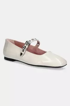 Кожаные балетки Camille Pretty Ballerinas, бежевый