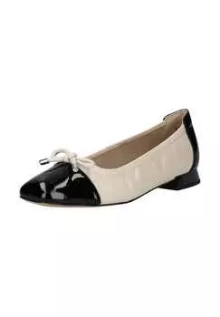 Кожаные балетки Caprice, бежевый