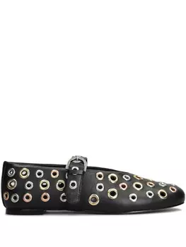 Кожаные балетки CARRANO, черный