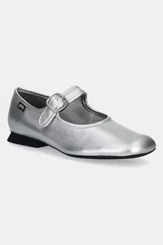 Кожаные балетки Casi Myra Camper, серебряный