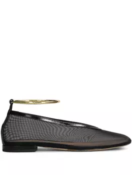 Кожаные балетки Chantal, черный